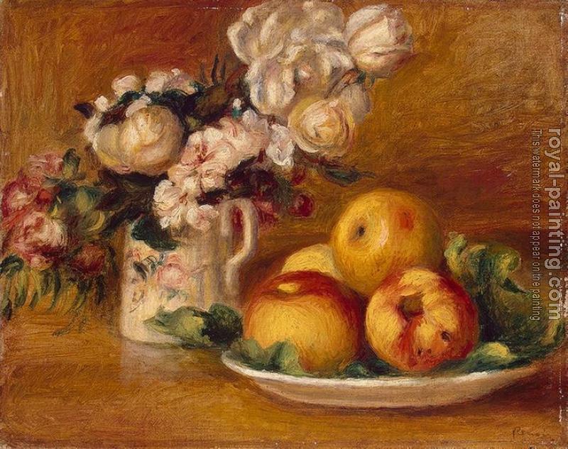 Pierre Auguste Renoir : Apples and Flowers